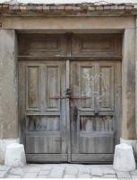 Photo Texture of Wooden Double Door 0010
